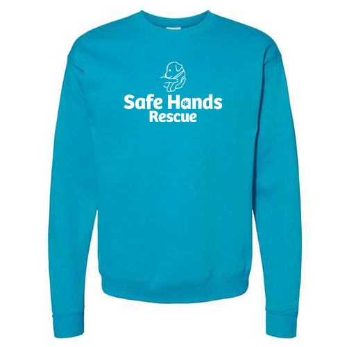 Hanes EcoSmart Crewneck Sweatshirt -- Teal