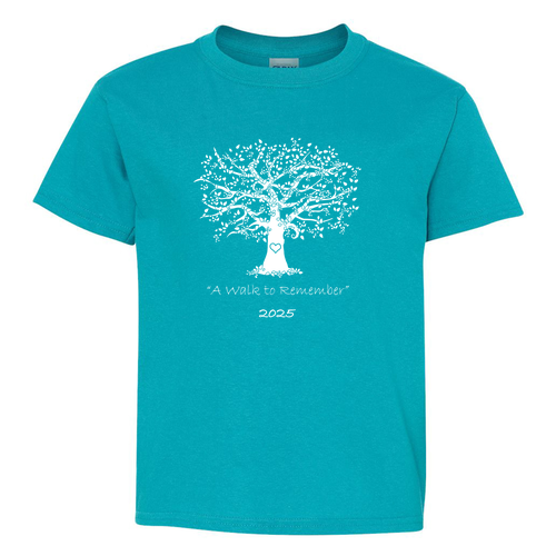 Youth Gildan Heavy Cotton Basic T-Shirt -- Tropical Blue