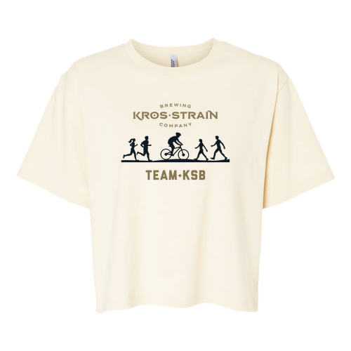 American Apparel Women's Fine Jersey Boxy Tee -- Cream