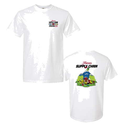 Supply Chain Expedition 2025 -- White Short Sleeve Tee