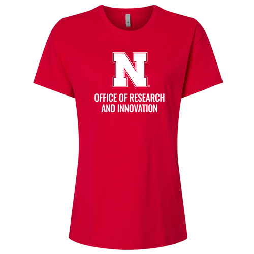 Women's Cotton Relaxed Crewneck T-Shirt -- Red