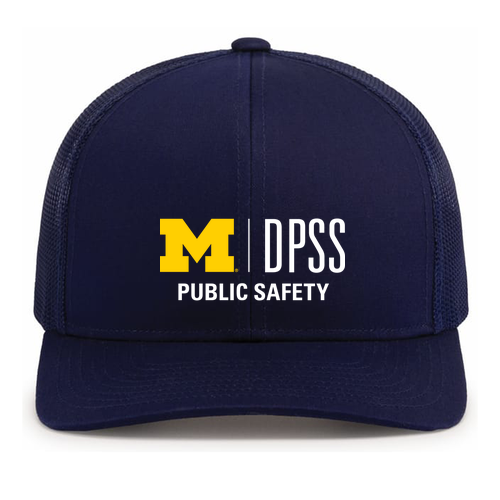 Mens/Unisex Pacific Headwear Trucker Mesh Hat -- True Navy
