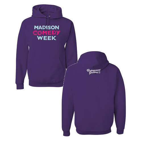 Jerzees 8 oz 50/50 Nublend Adult Hooded Sweatshirt -- Deep Purple