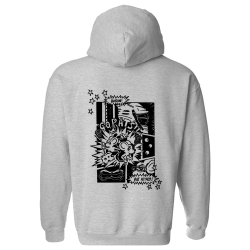 Gildan Heavy Blend Hooded Sweatshirt -- Sport Grey