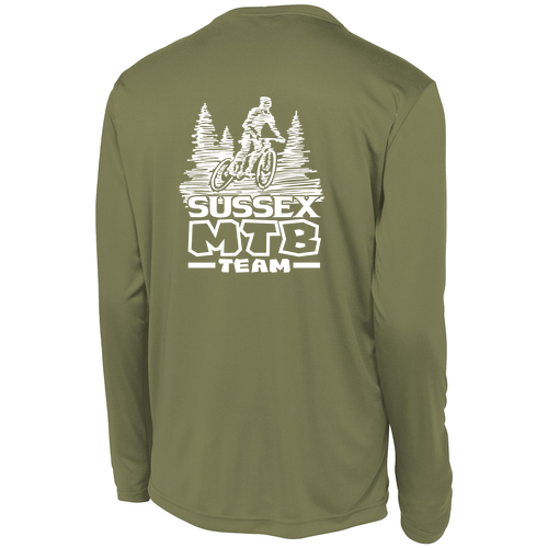 Sport Tek Long Sleeve Competitor -- Olive Drab Green