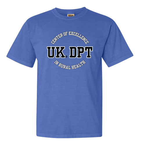UK DPT Comfort Colors Ringspun Garment Dyed T Shirt -- Flo Blue