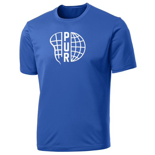 PUR Globe Essential Performance Tee -- Royal