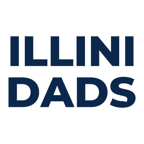 Illini Dads Short Sleeve Tee -- White