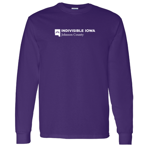 Gildan Heavy Cotton Longsleeve Basic T-Shirt -- Purple
