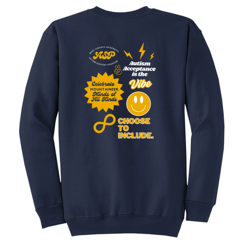 Port and Company Classic Crewneck Sweatshirt -- Navy