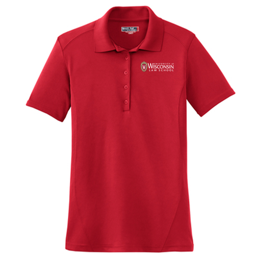 Sport-Tek Ladies Dry Zone Raglan Accent Polo -- True Red