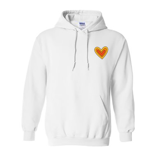 Gildan Heavy Blend Hooded Sweatshirt -- White