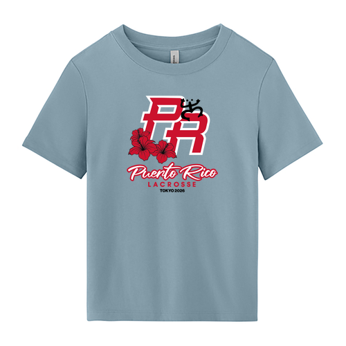 Women's Heavyweight Tee -- Vintage Denim SANTOS
