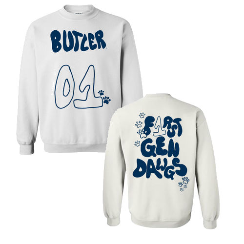 Gildan Heavy Blend Crew Neck Sweatshirt -- White