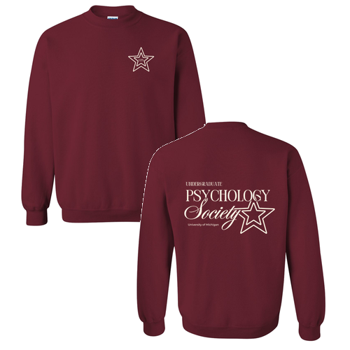 Gildan Heavy Blend Crewneck Sweatshirt -- Garnet