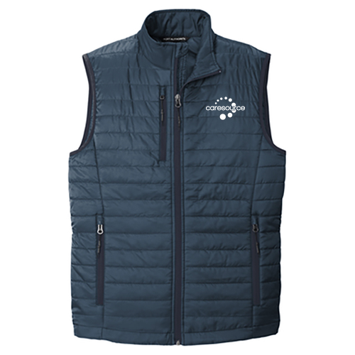 Port Authority Packable Puffy Vest -- Regatta Blue / River Blue Navy