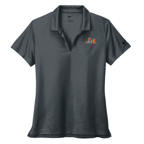 Nike Ladies Dri-Fit Micro Pique 2.0 Polo -- Anthracite