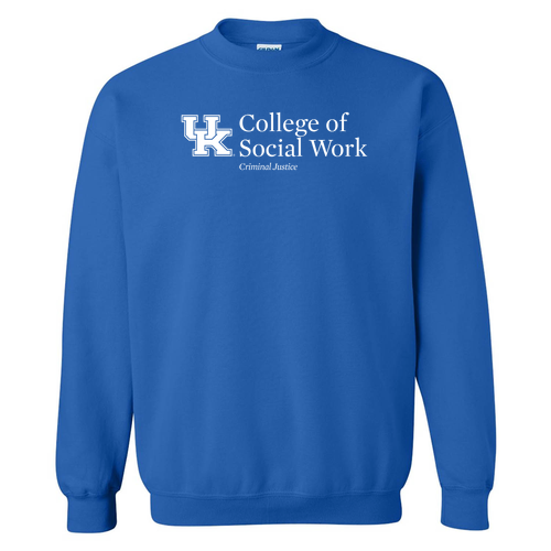 Criminal Justice Gildan Heavy Blend Crew Neck Sweatshirt -- Royal