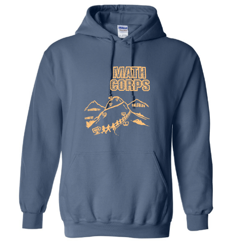 Mens/Unisex Gildan Heavy Blend Hooded Sweatshirt -- Indigo Blue