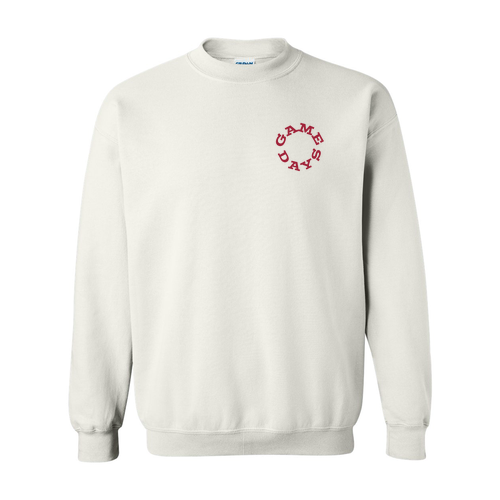 Gildan Heavy Blend Crew Neck Sweatshirt -- White