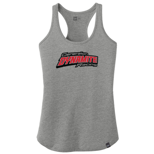 New Era Ladies Heritage Blend Spend It Racerback Tank -- Shadow Grey Heather