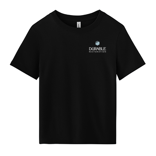 BELLA + CANVAS Women's 6 oz Heavyweight Tee -- Black