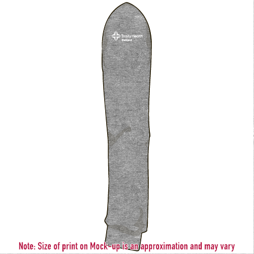 District Made Mens Perfect Tri Long Sleeve Crew Tee -- Grey Frost