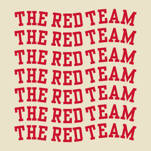 The Red Team Longsleeve Tee -- Cream