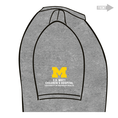 District Made Mens Perfect Tri Crew Tee -- Grey Frost