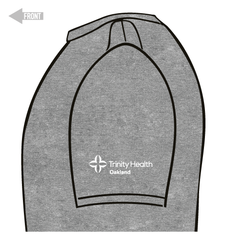 District Made Mens Perfect Tri Crew Tee -- Grey Frost