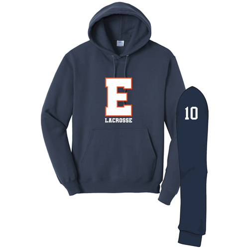 Port & Company Essential Pullover Hooded Sweatshirt -- Navy