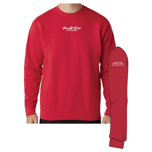 Unisex Premium Crewneck Sweatshirt -- Red