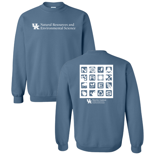 Gildan Heavy Blend Crew Neck Sweatshirt -- Indigo Blue