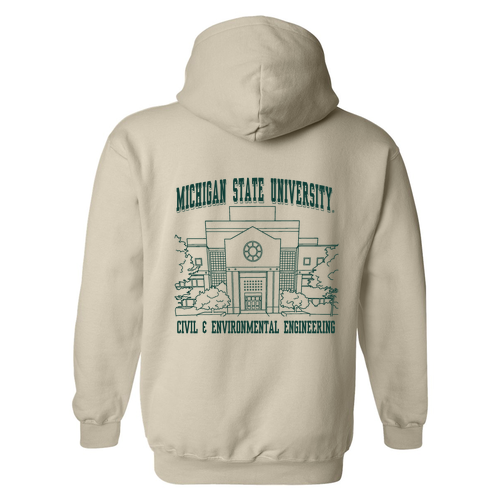 Gildan Heavy Blend Hooded Sweatshirt -- Sand