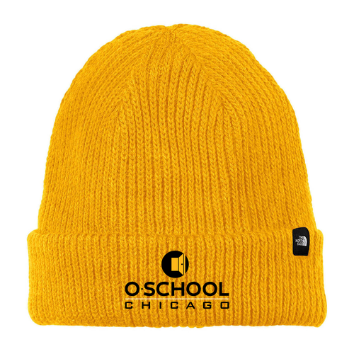 The North Face Circular Rib Beanie -- Tnf Yellow