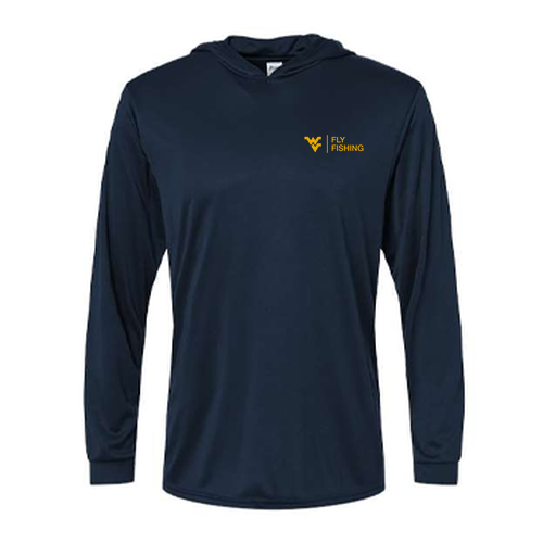 Paragon Bahama Performance Hooded Long Sleeve T-Shirt -- Navy
