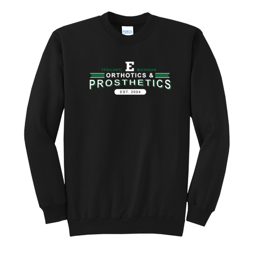 Port and Company Classic Crewneck Sweatshirt -- Jet Black