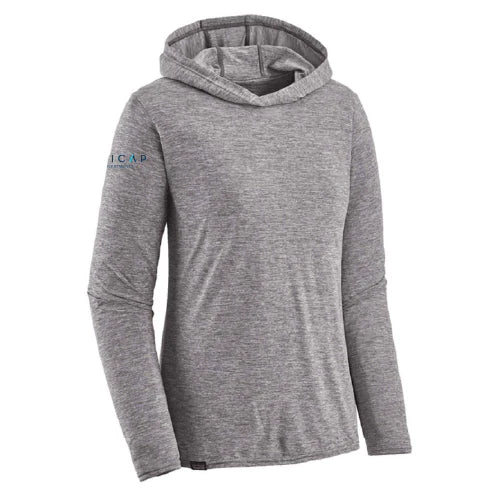 Ladies Patagonia Capilene Cool Daily Hoodie -- Feather Grey