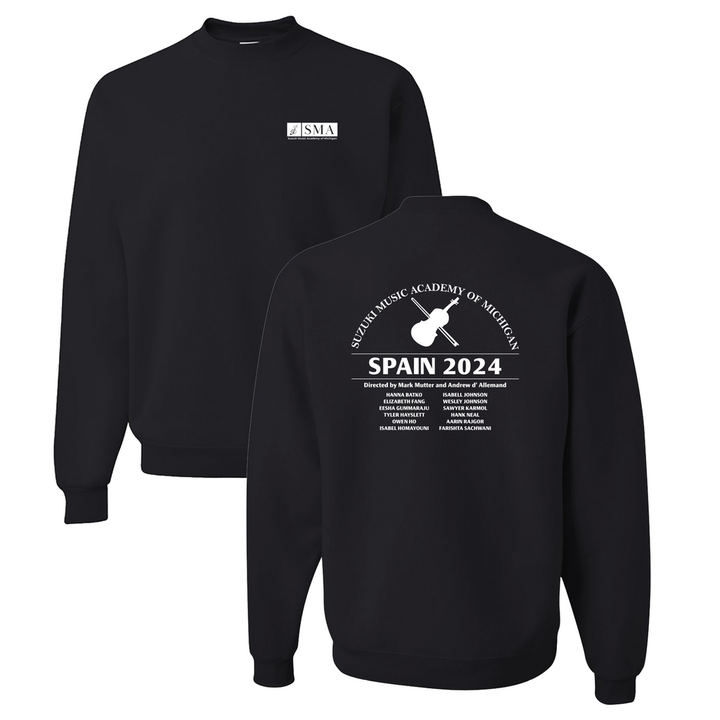 Jerzees 8 Oz., 50/50 Nublend Fleece Crew -- Black