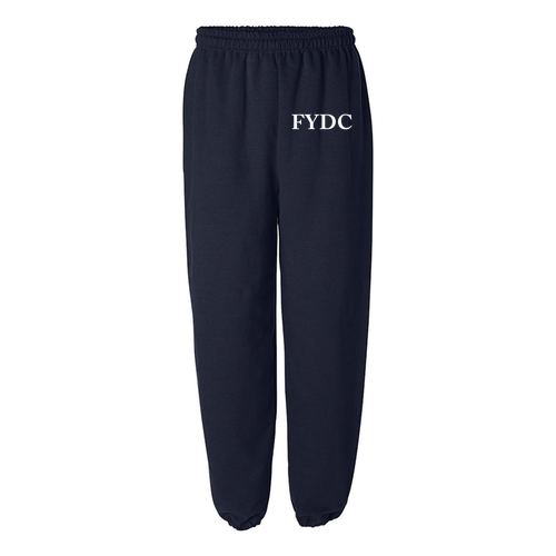 Gildan Elastic Bottom Sweatpants -- Navy