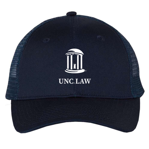 Embroidered Valucap Trucker Hat -- Navy