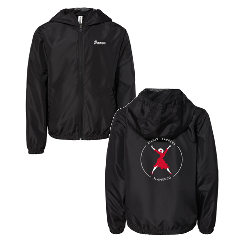 XBF Youth Windbreaker Jacket with Custom Names