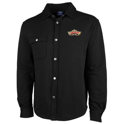 Charles River Hyannis Snap Shacket -- Black