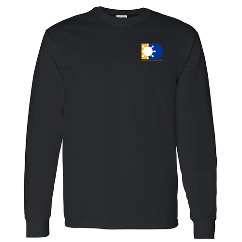 Gildan Heavy Cotton Longsleeve Basic T-Shirt -- Black