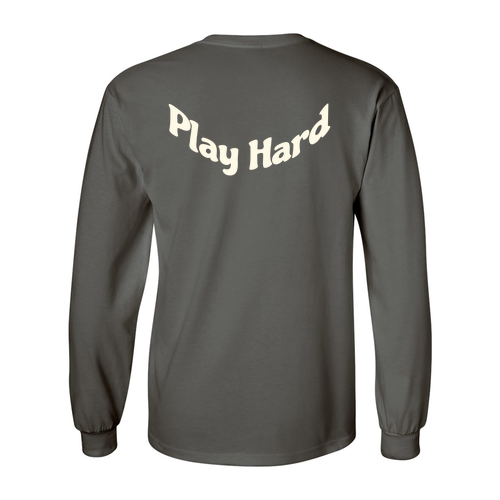 Gildan Heavy Cotton Longsleeve Basic T-Shirt -- Charcoal