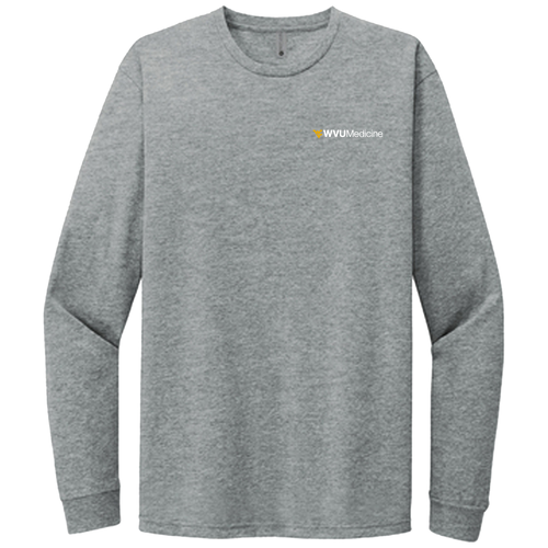 Next Level Unisex CVC Long Sleeve Tee -- Dark Heather Grey