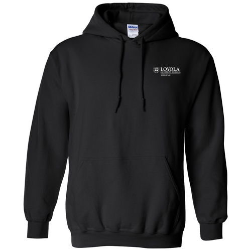 Loyola Shield Hooded Sweatshirt -- Black