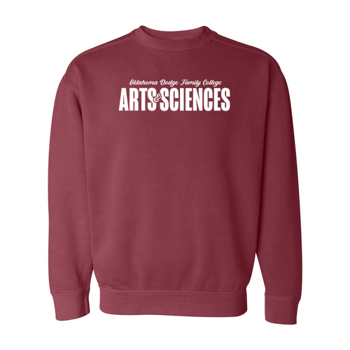 Comfort Colors Crewneck Sweatshirt -- Crimson