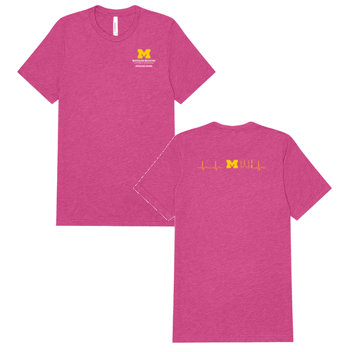 Operating Rooms Mens/Unisex Bella Canvas Triblend Short Sleeve T-Shirt -- Berry