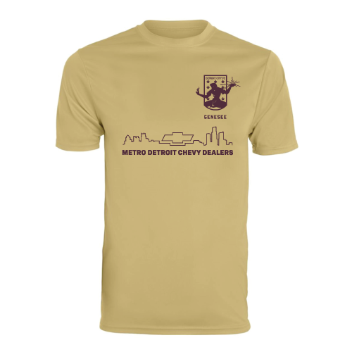 Youth Performance Training Shirt -- Vegas Gold